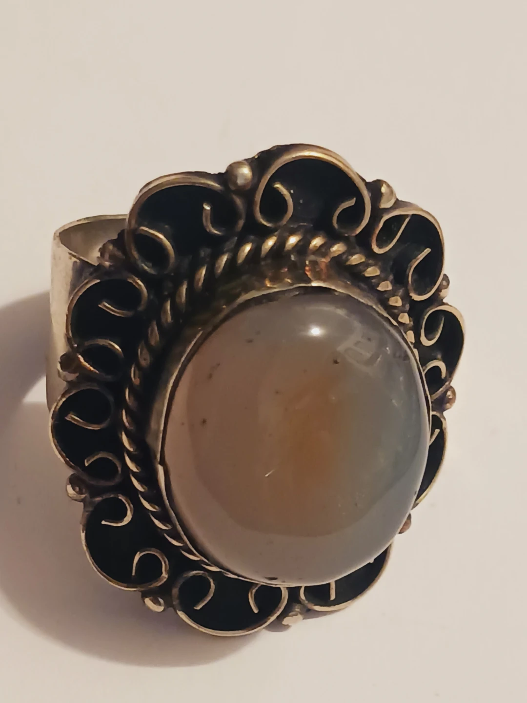 Gorgeous Statement Ring with Agate Gemstone.9. - photo 4