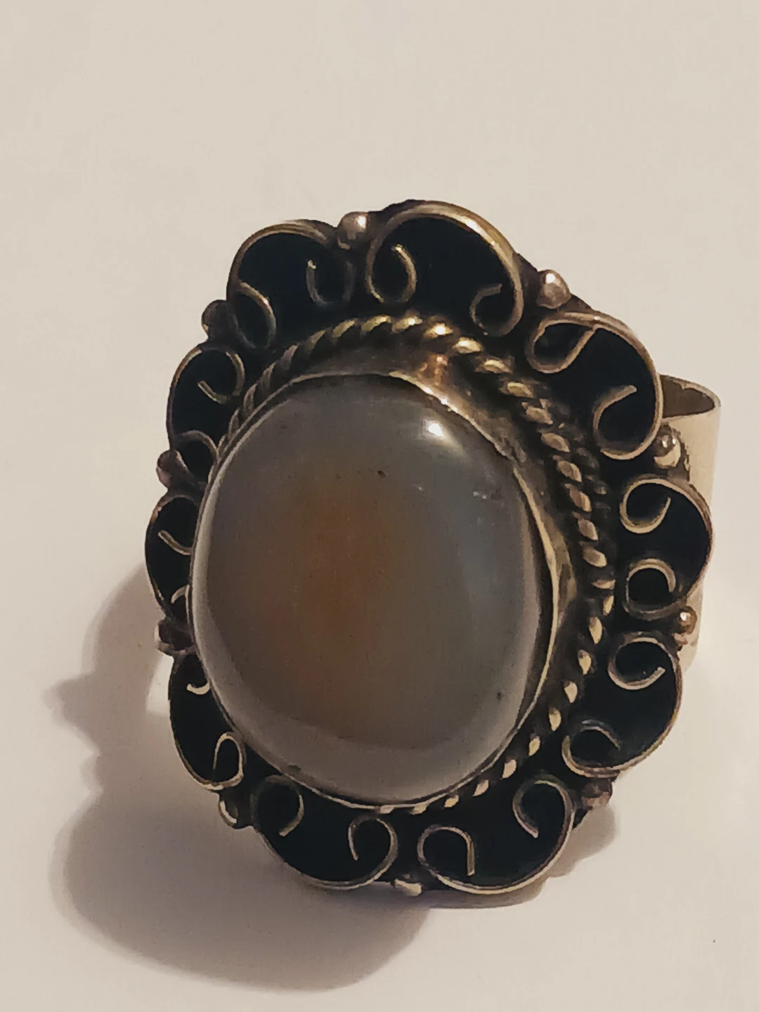 Gorgeous Statement Ring with Agate Gemstone.9. - photo 5