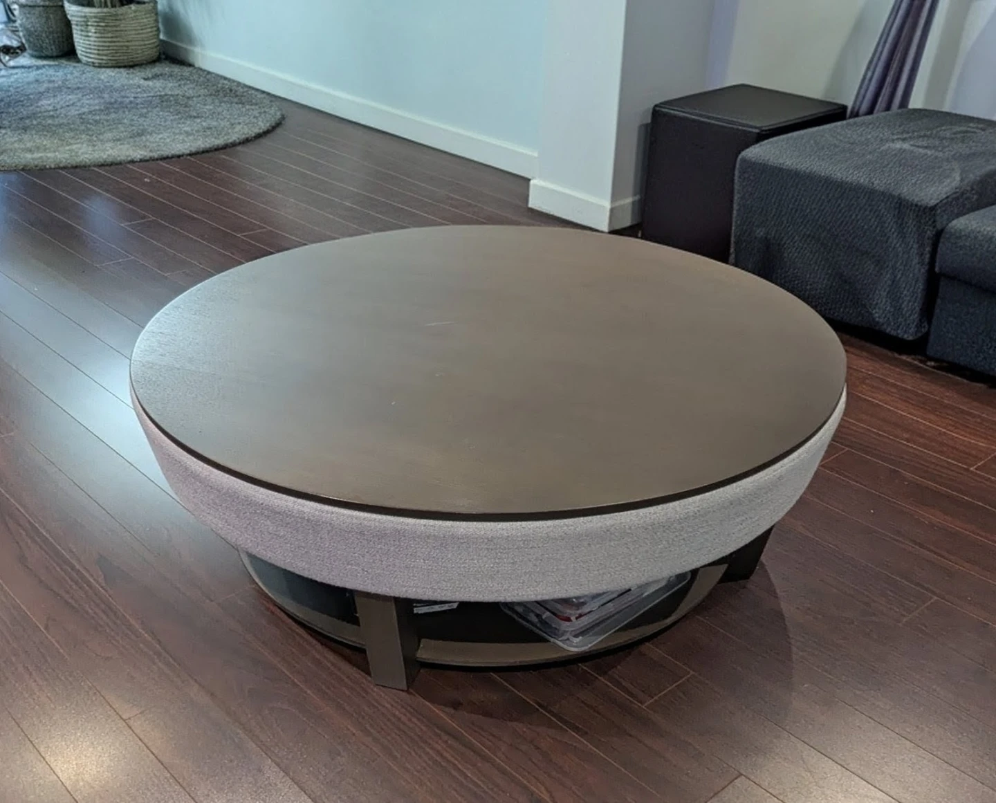 Round Storage Coffee Table