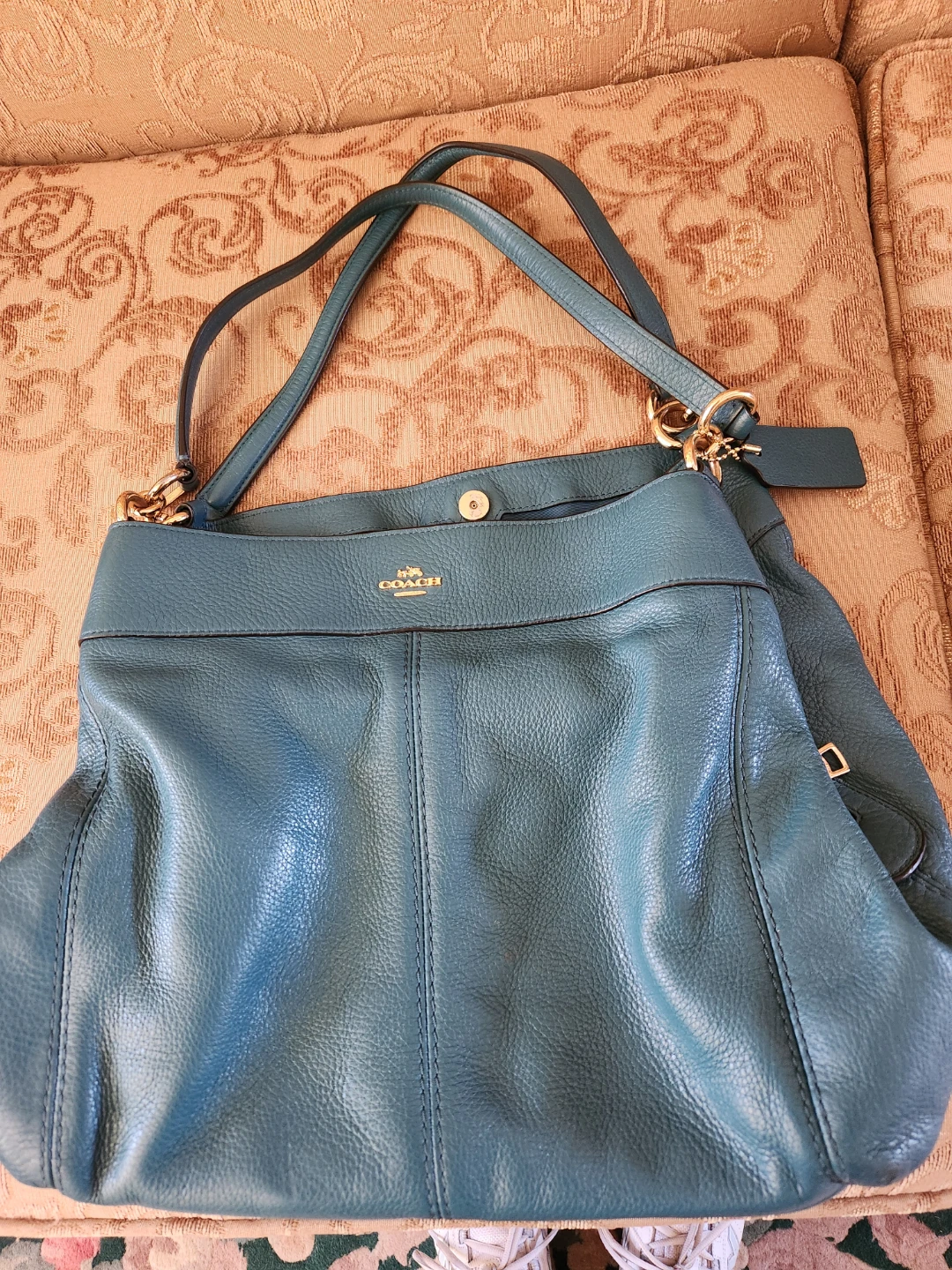 Coach Leather Shoulder Bag