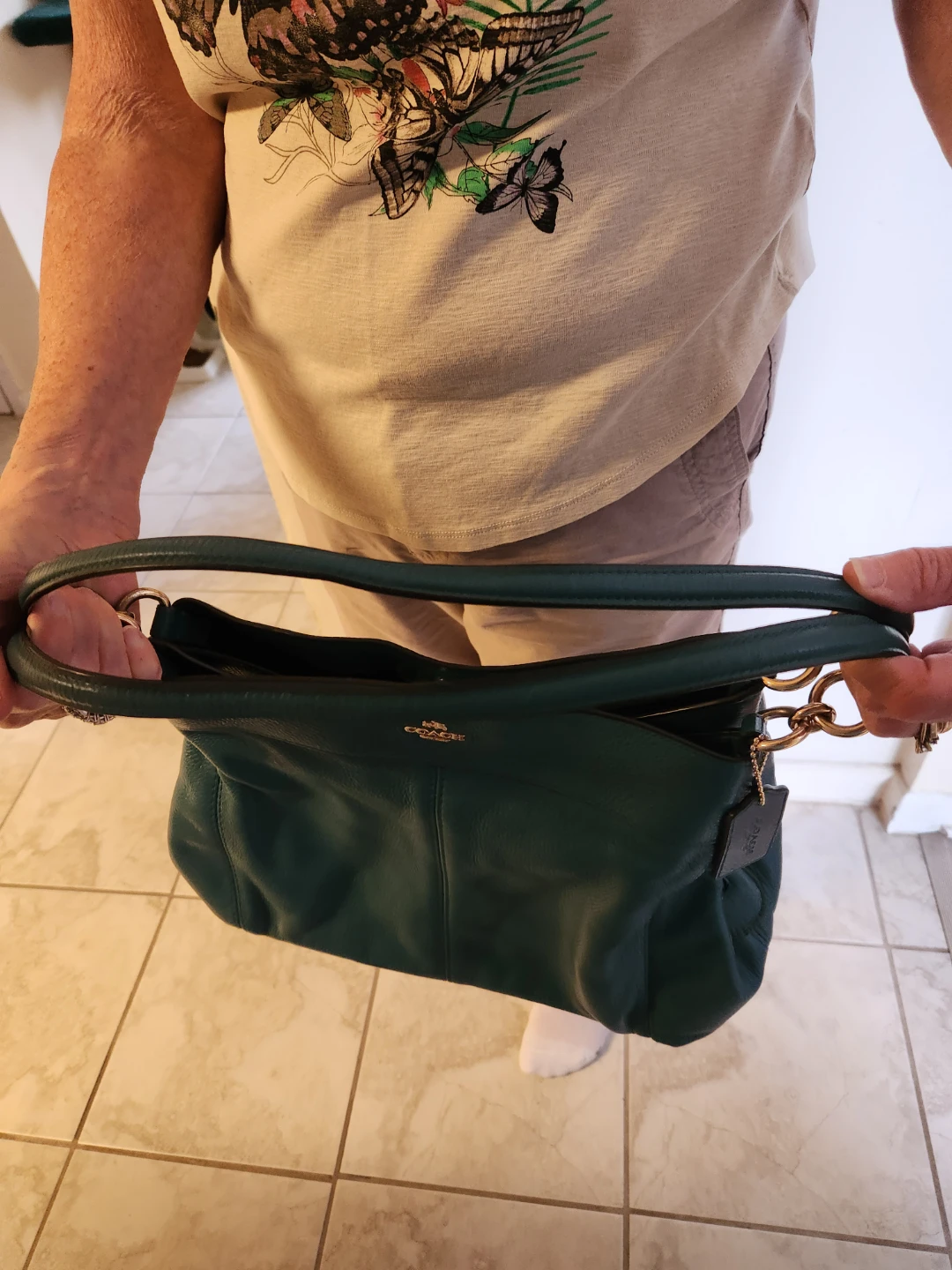 Coach Leather Shoulder Bag - photo 5