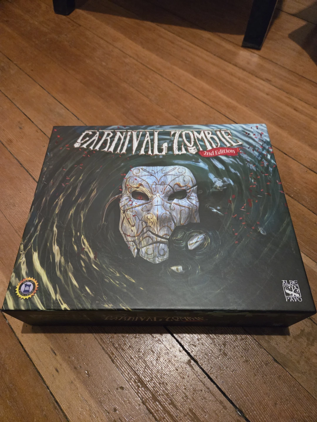 Carnival Zombie 2e Board Game with exclusive kickstarter cards