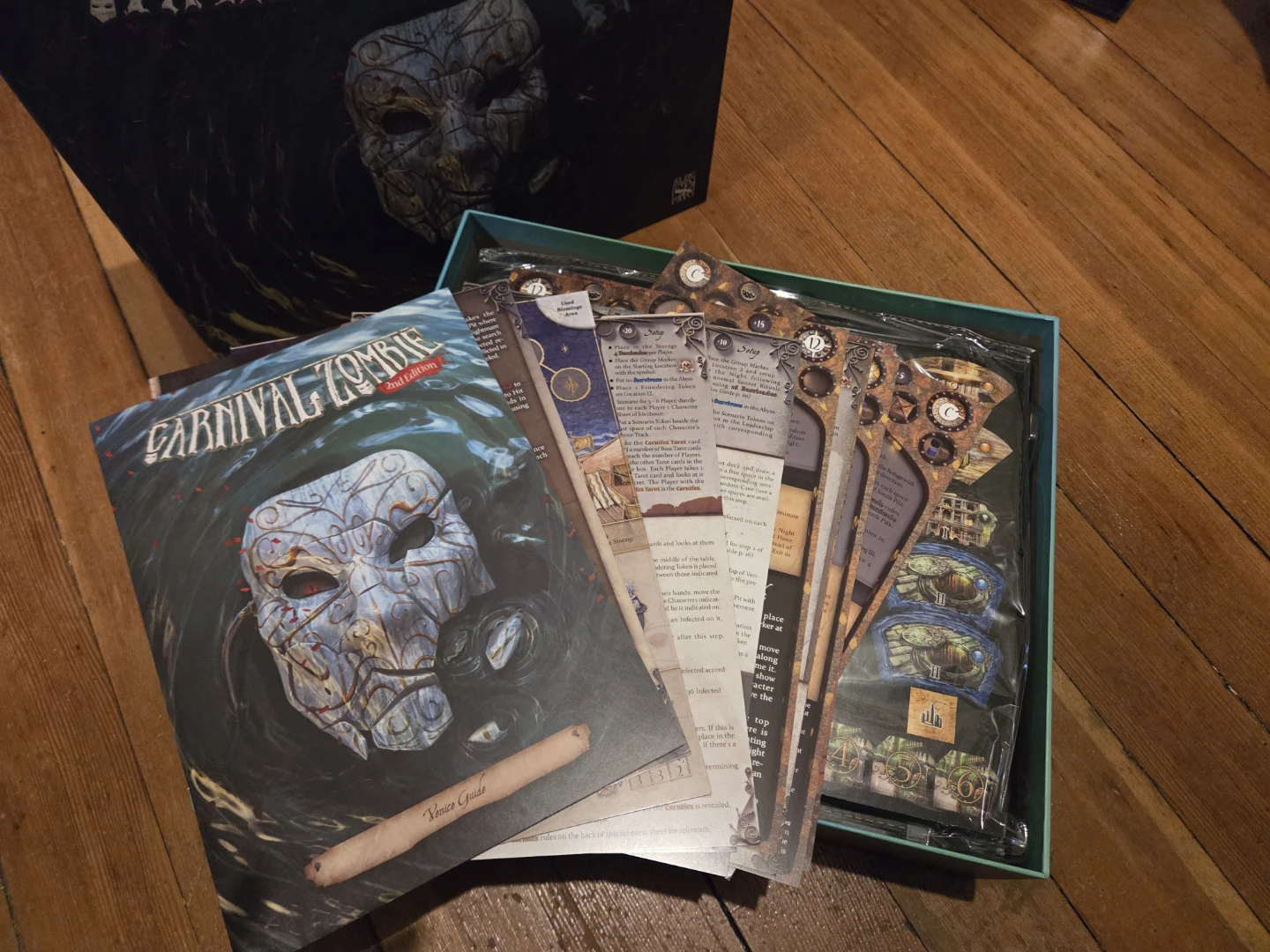 Carnival Zombie 2e Board Game with exclusive kickstarter cards - photo 2