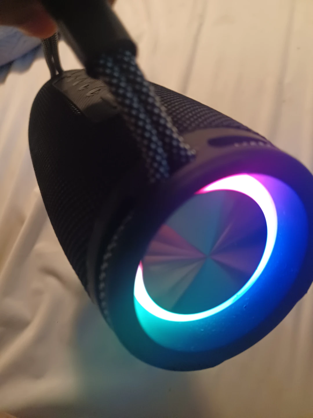 Black Portable Bluetooth Speaker with Handle - photo 5