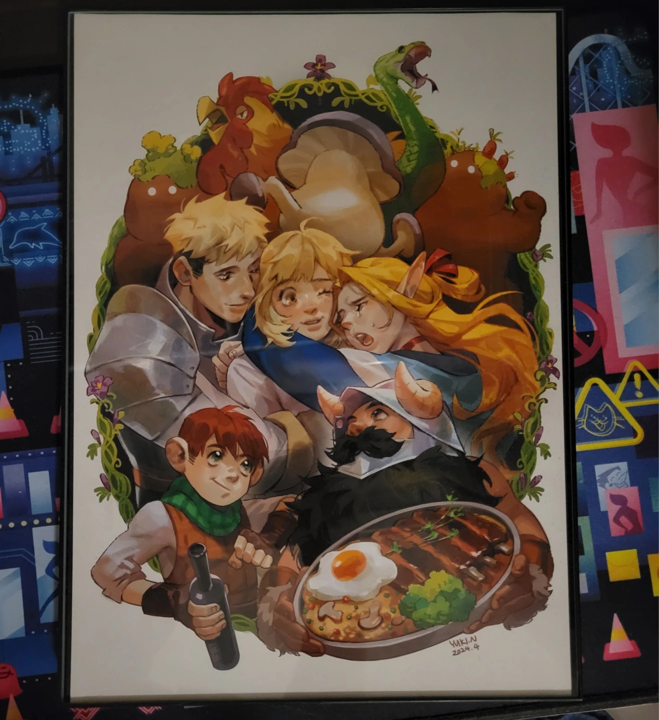 anime/manga delicious in  dungeon meshi poster
