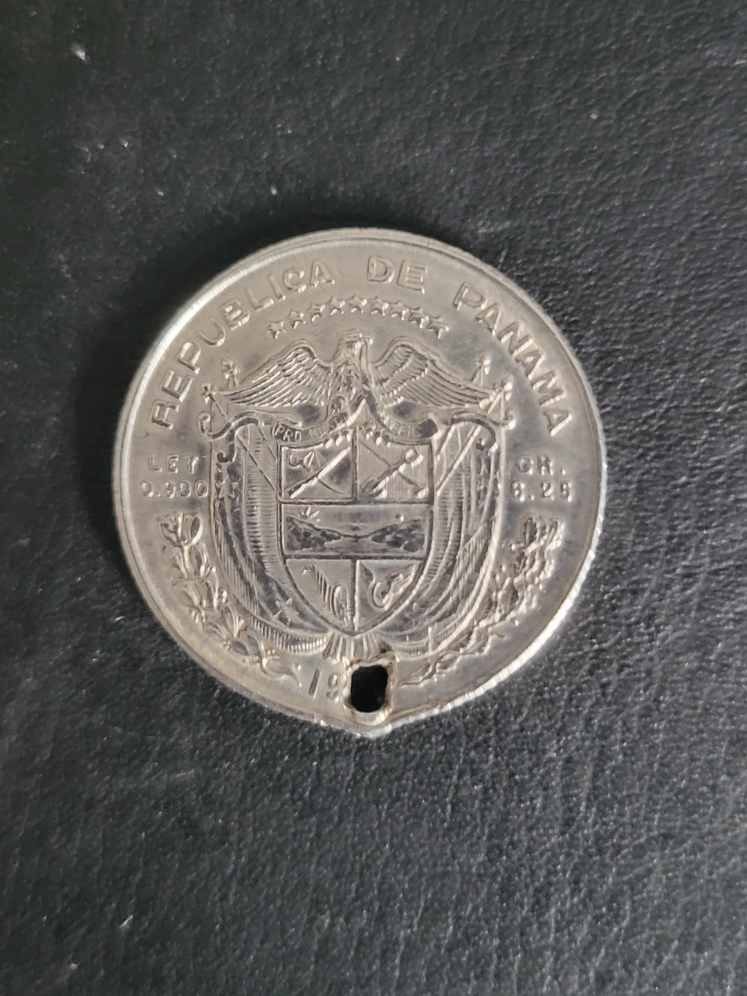 Panama 1/4 Balboa Coin - photo 2