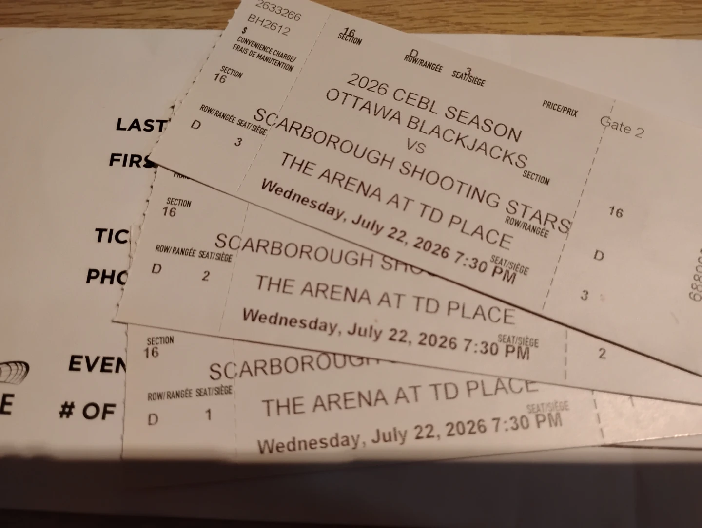 Ottawa Blackjacks tickets