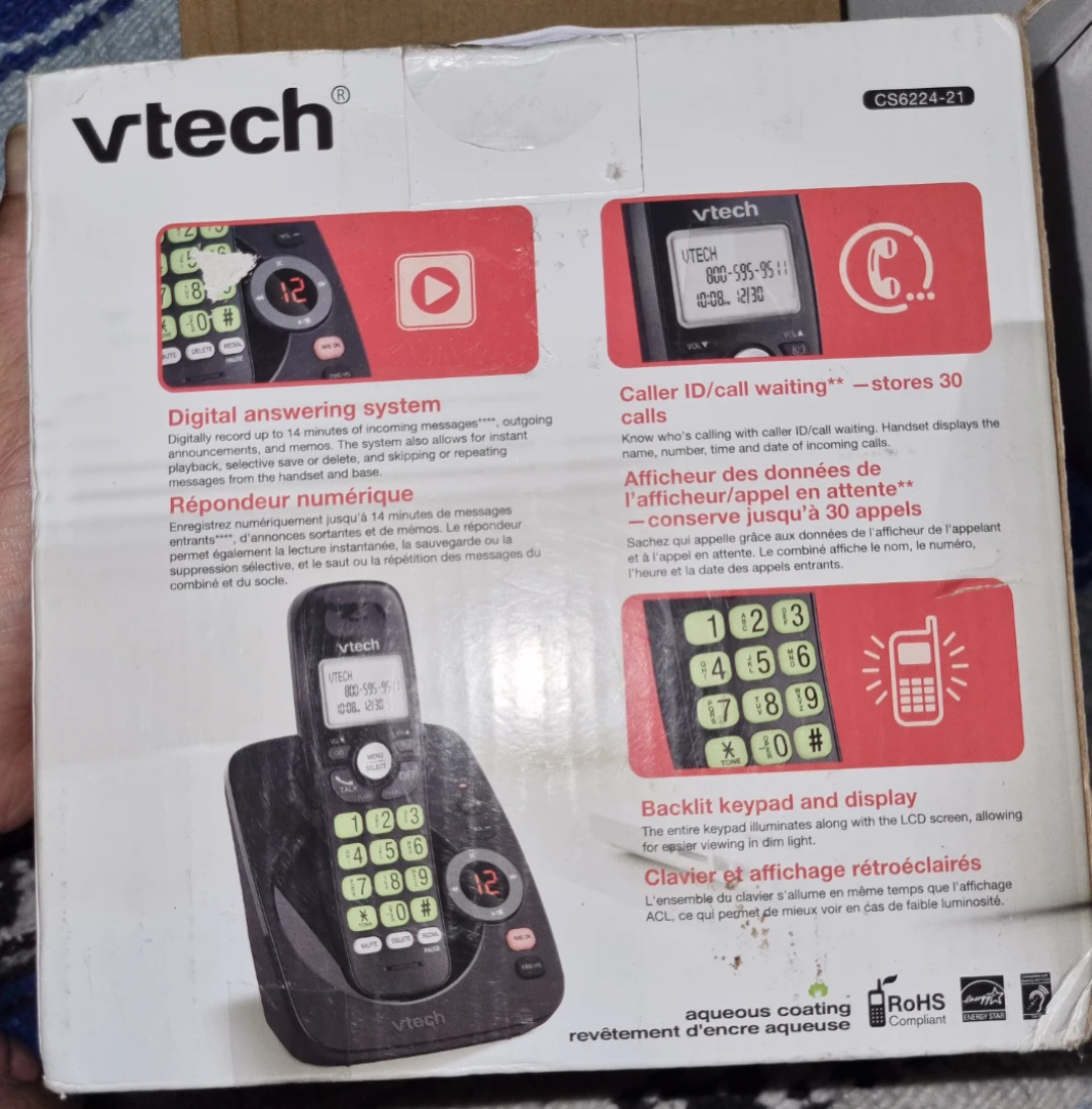 VTech Cordless Answering System with Caller ID - photo 3