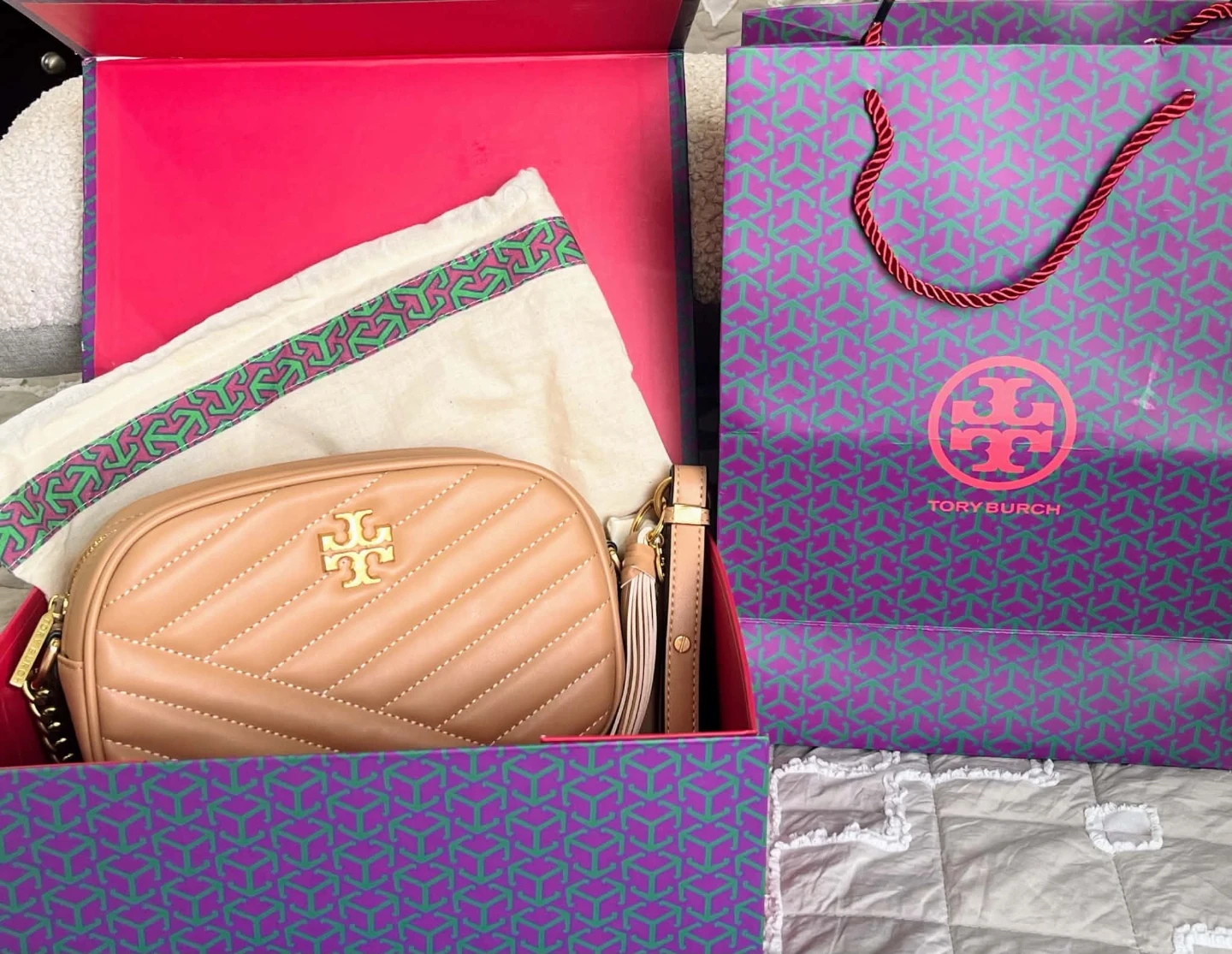 Tory Burch Kira Chevron Small Camera Bag - photo 2