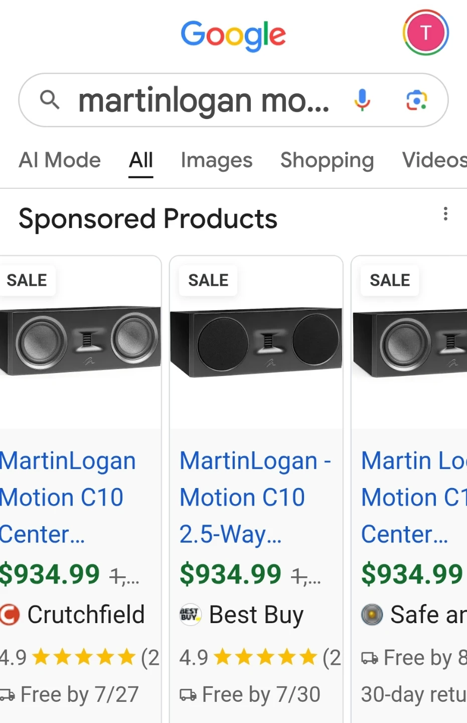 MartinLogan - Motion C10 - Gloss Black - photo 5