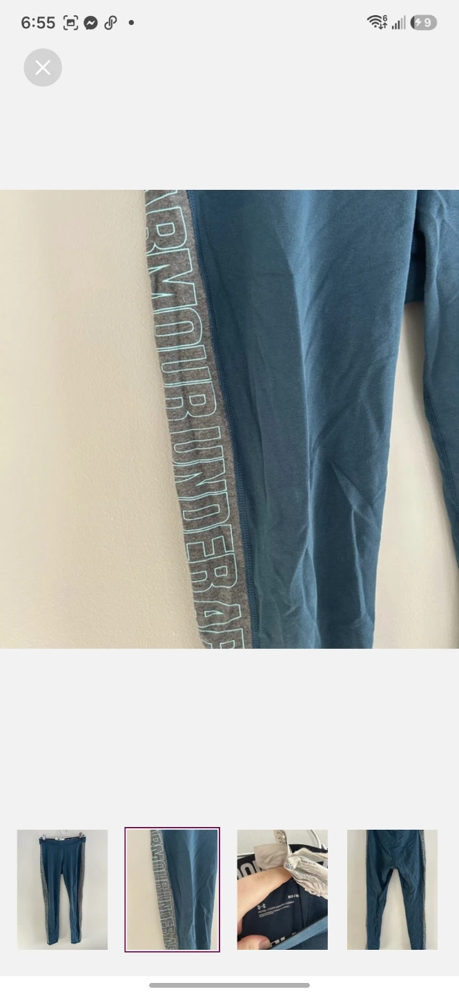 Under Armour Women's Leggings MD/M Teal Grey - photo 2
