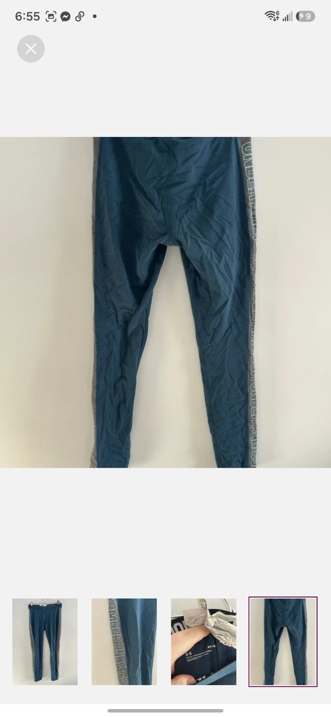 Under Armour Women's Leggings MD/M Teal Grey - photo 4