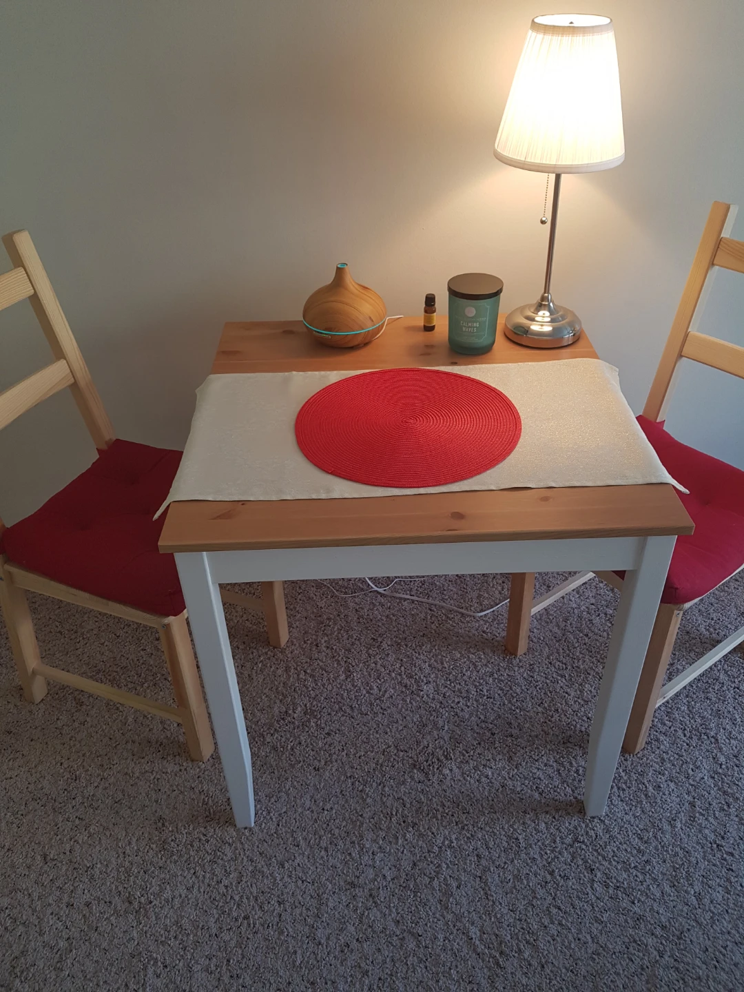 Wooden Dining Table with Two Chairs - photo 3