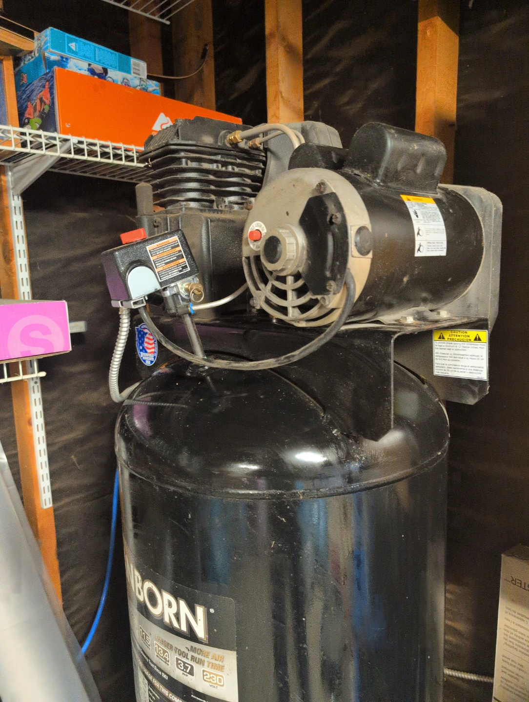 Sanborn 60 Gallon Air Compressor - photo 2