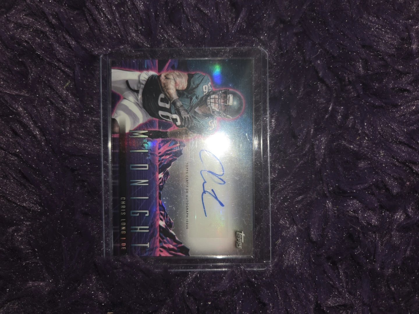 Topps Chris Long Midnight Horizon Signatures Card