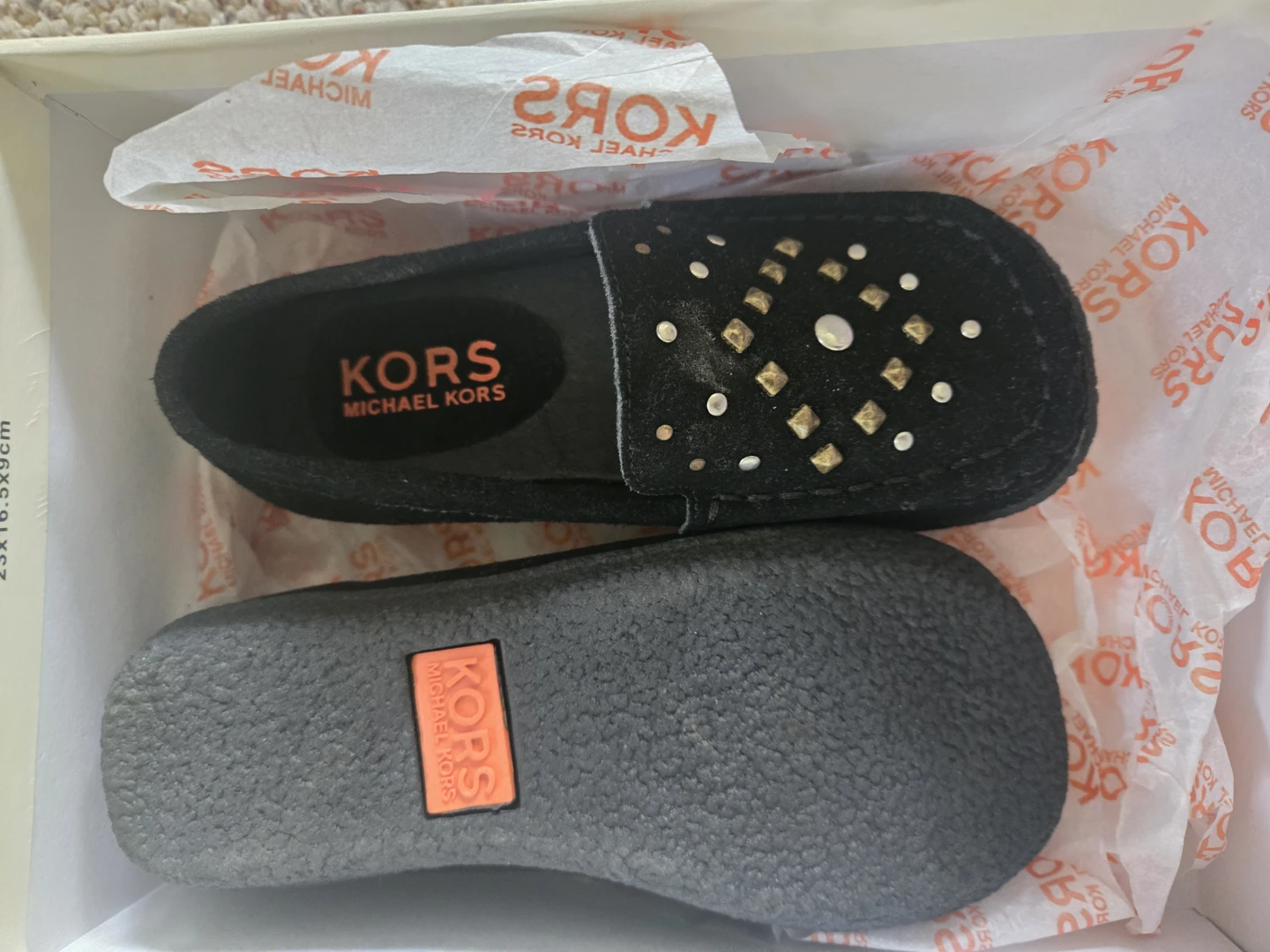 Michael Kors Black Miss Jem Moccasins Size 11 - photo 2
