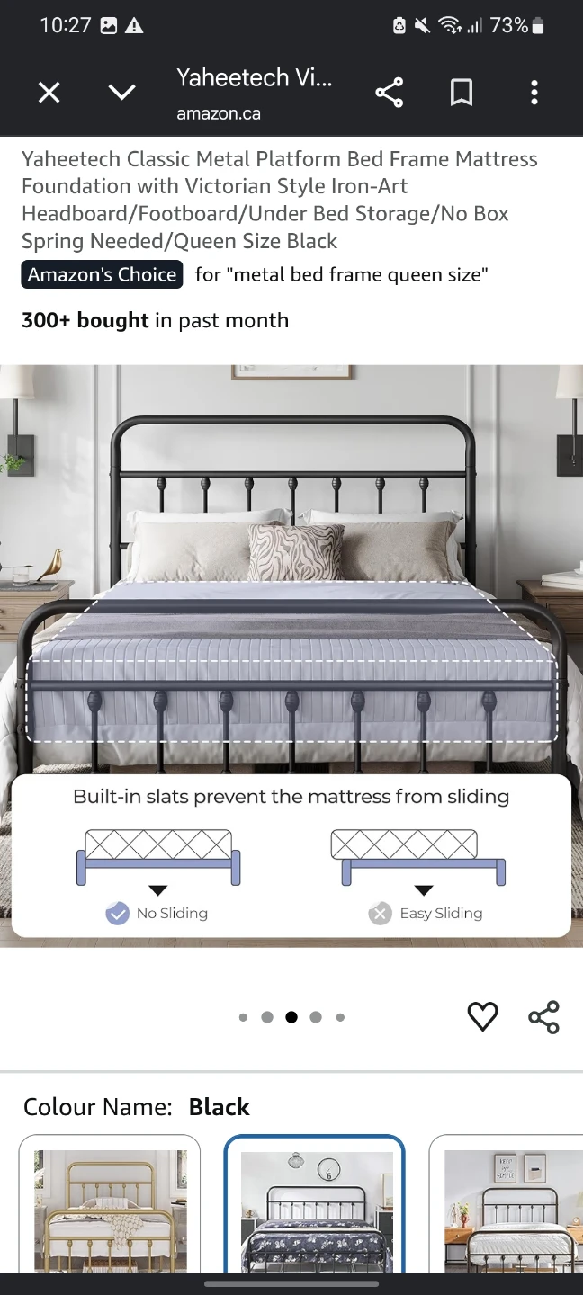 Detachable Queen size Metal Bed - photo 4