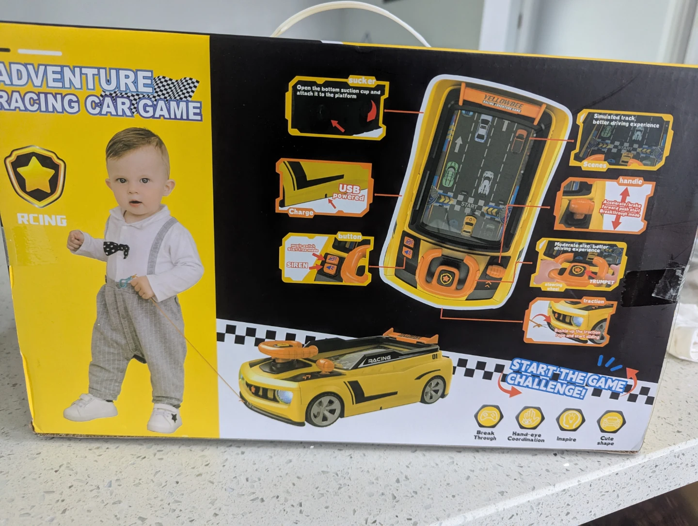 Yellowbee Adventure Racing Car Game