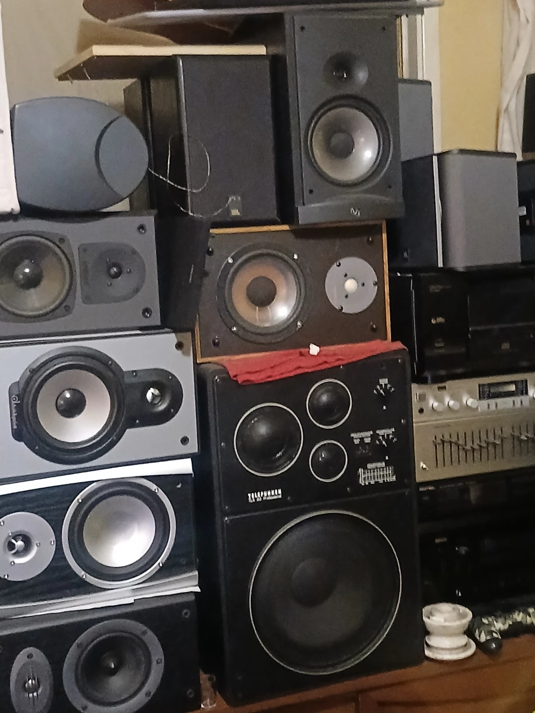 Assorted Audio Speakers and Audio Receiver - photo 4