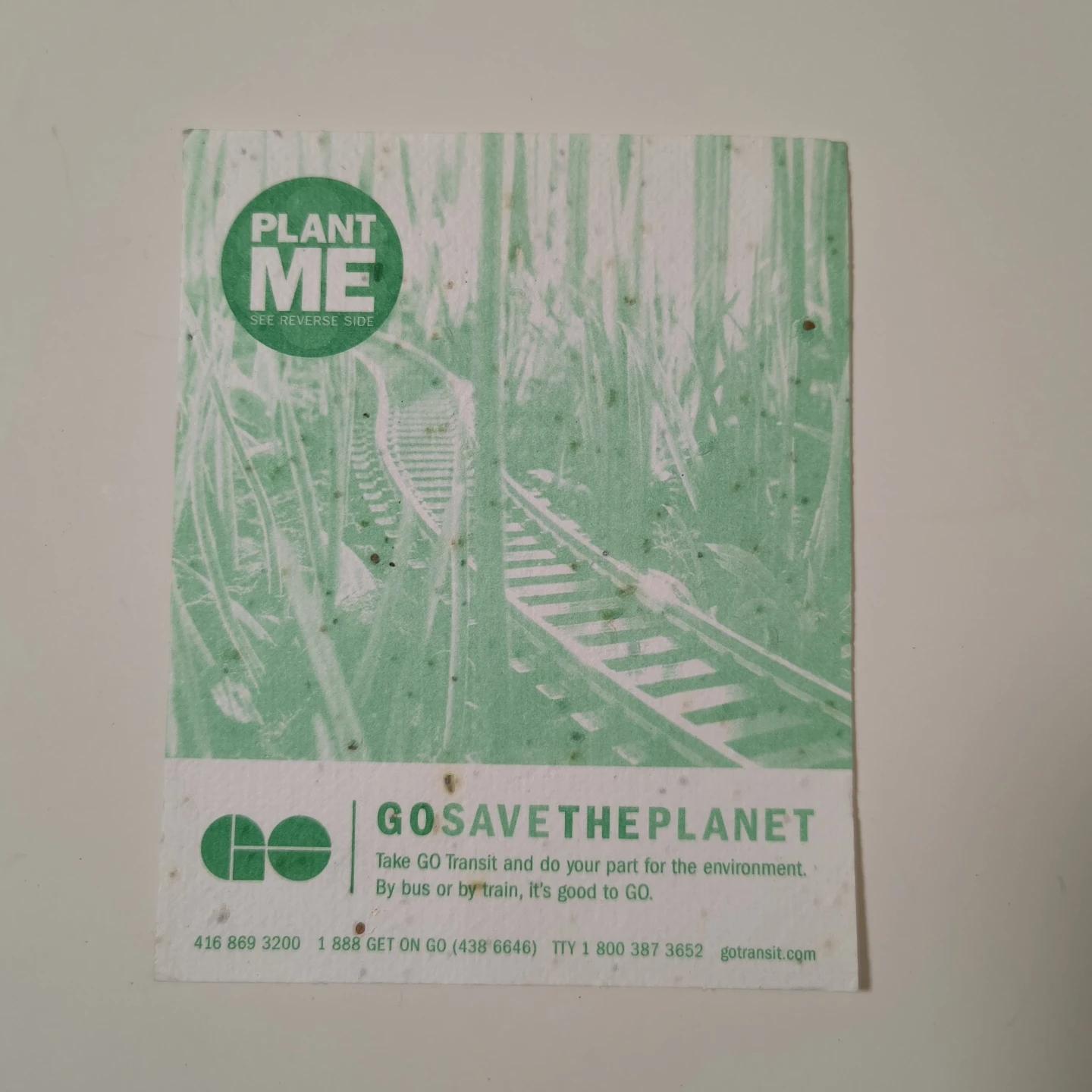 Plantable Wildflower Seed Paper Card
