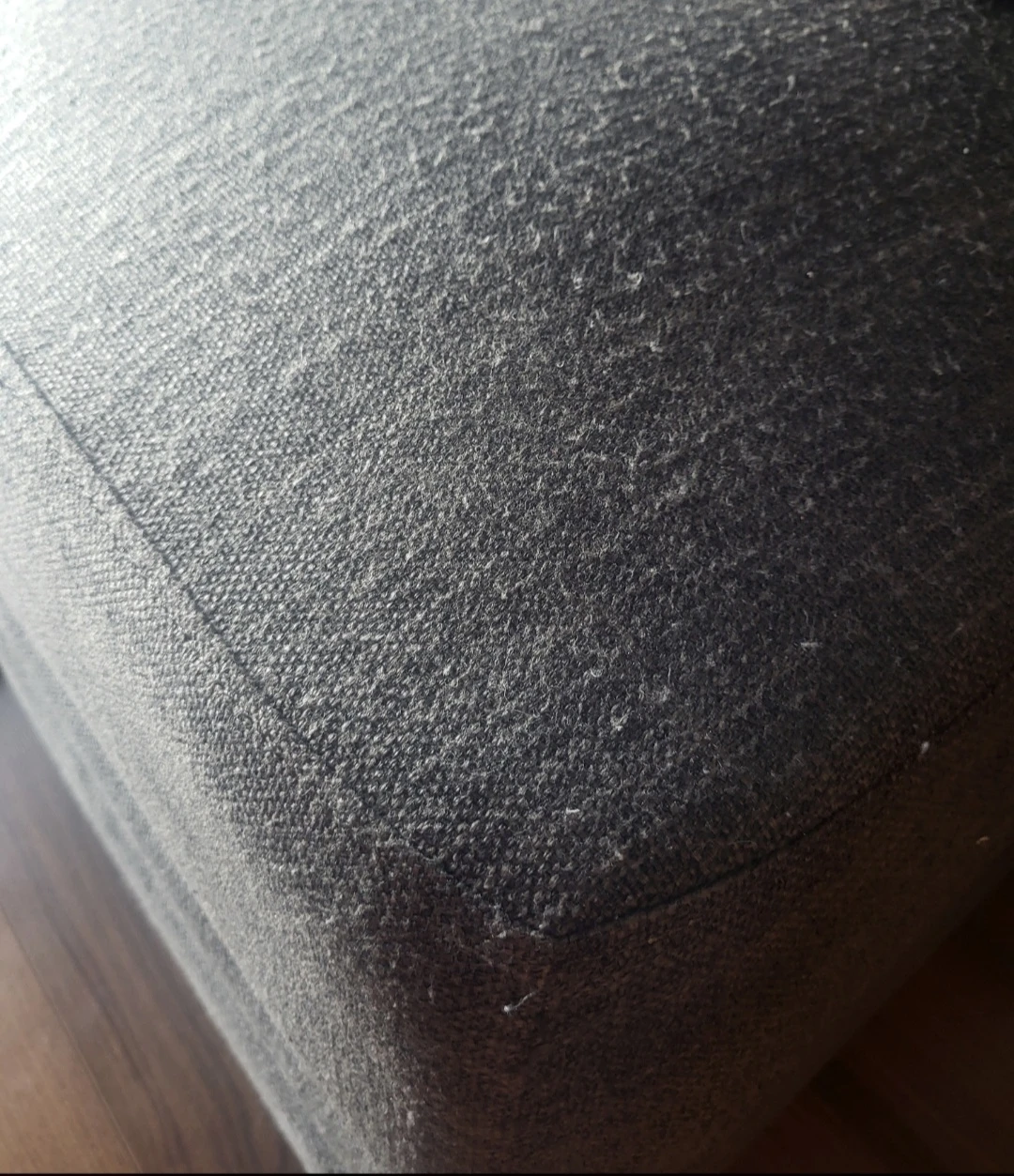 Grey Sectional Sofa with Ottoman - photo 2