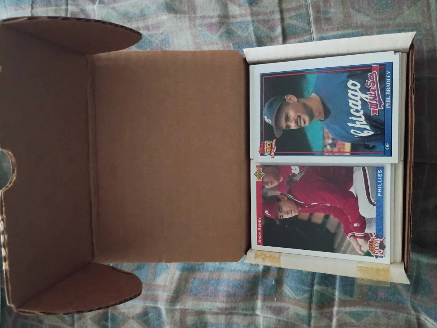 Collection of Baseball Cards in Box - photo 4