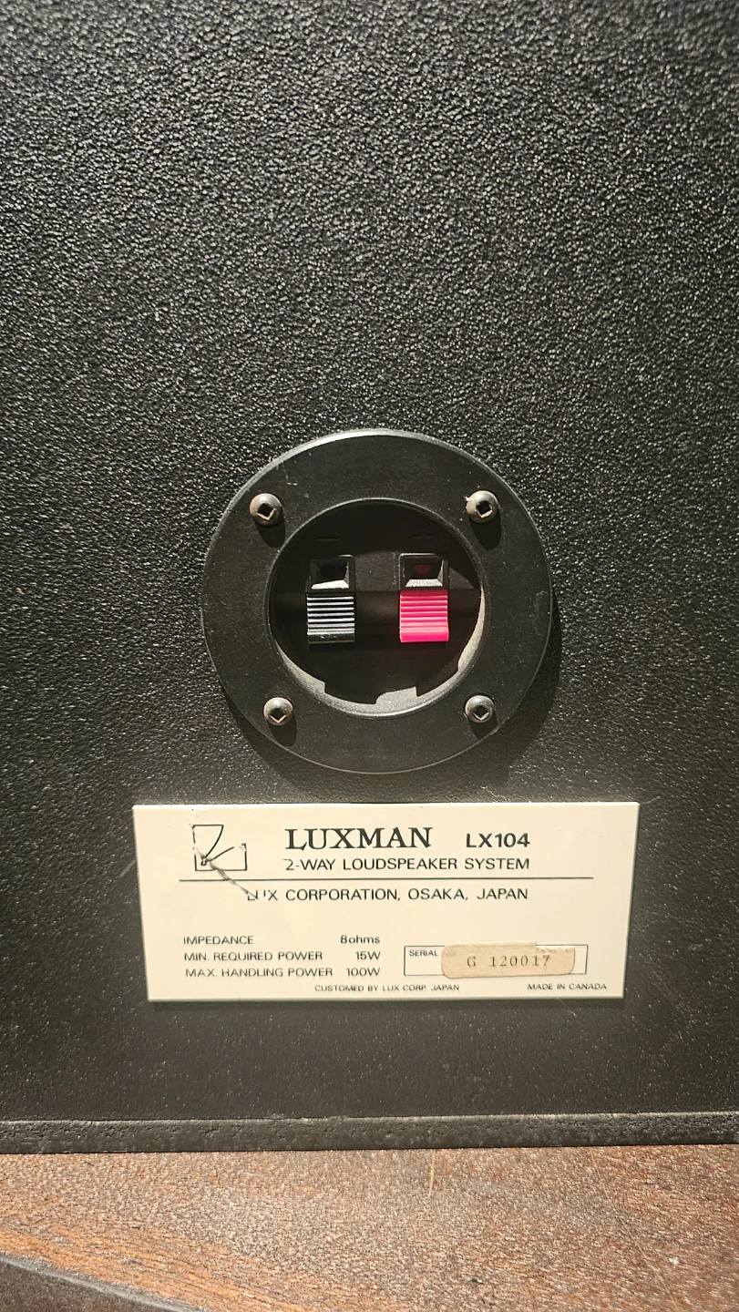 Luxman LX104 2-Way Loudspeaker System - photo 4