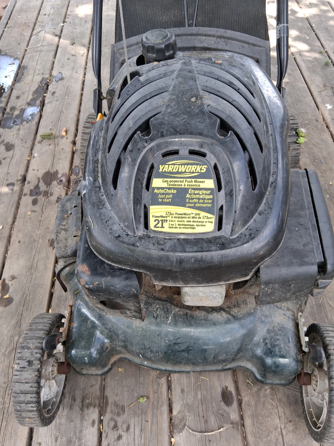 Yardworks lawnmower - photo 2