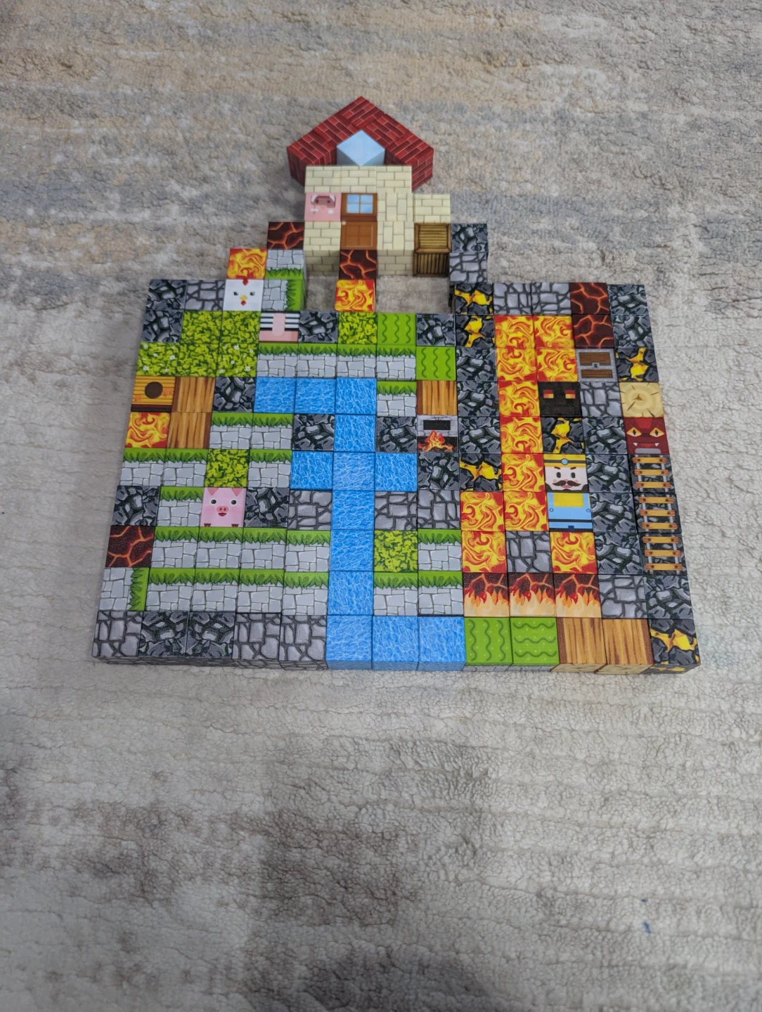 Minecraft Themed Building Blocks Toy Set