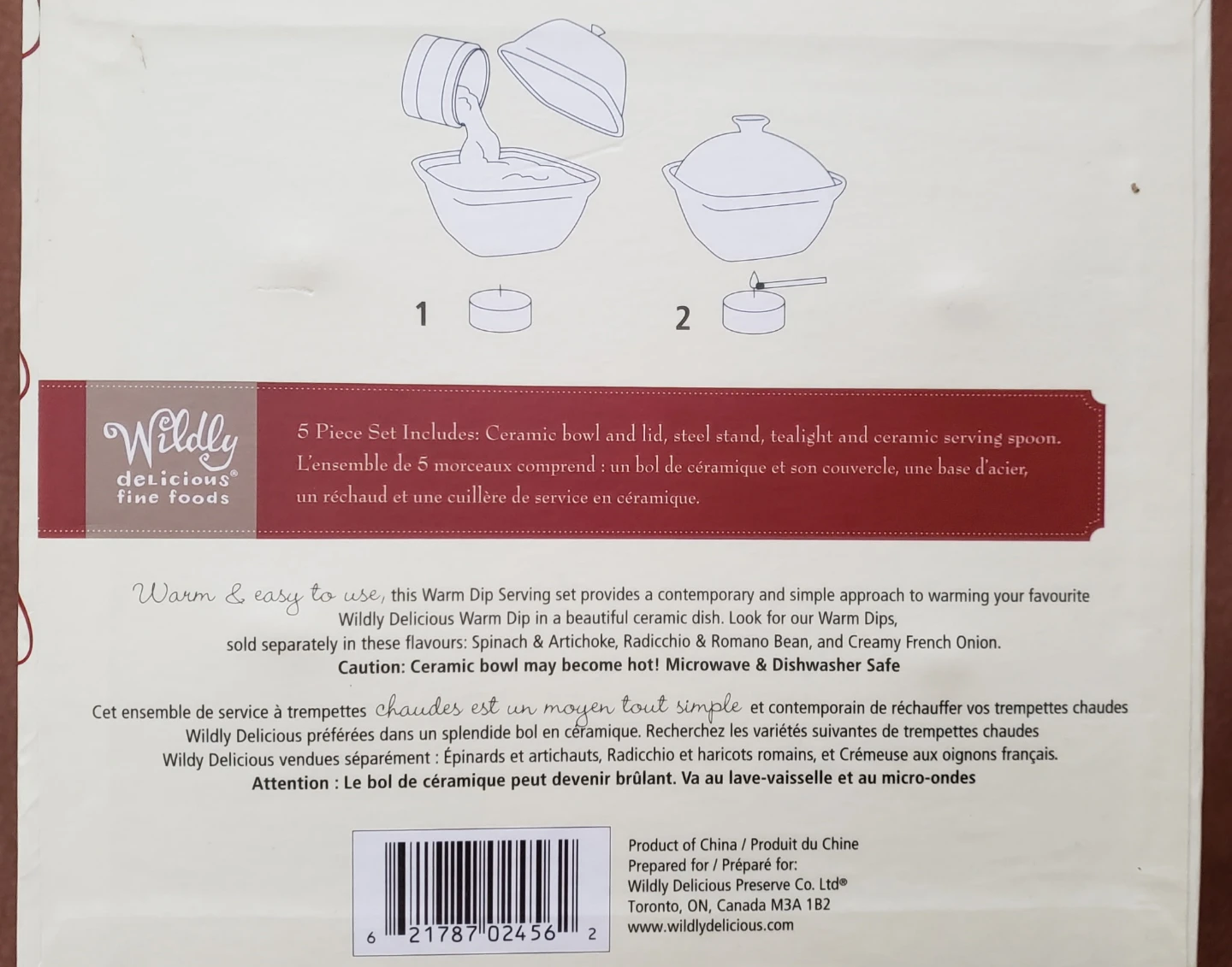 Wildly Delicious 5 Piece Warm Dip Serving Set - photo 5