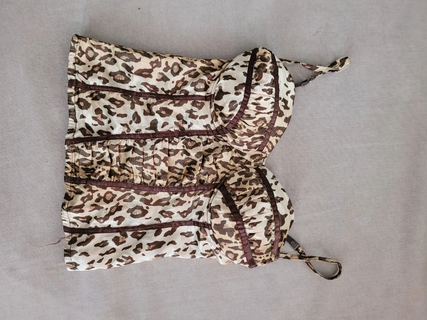 Leopard Print Corset Top - photo 2