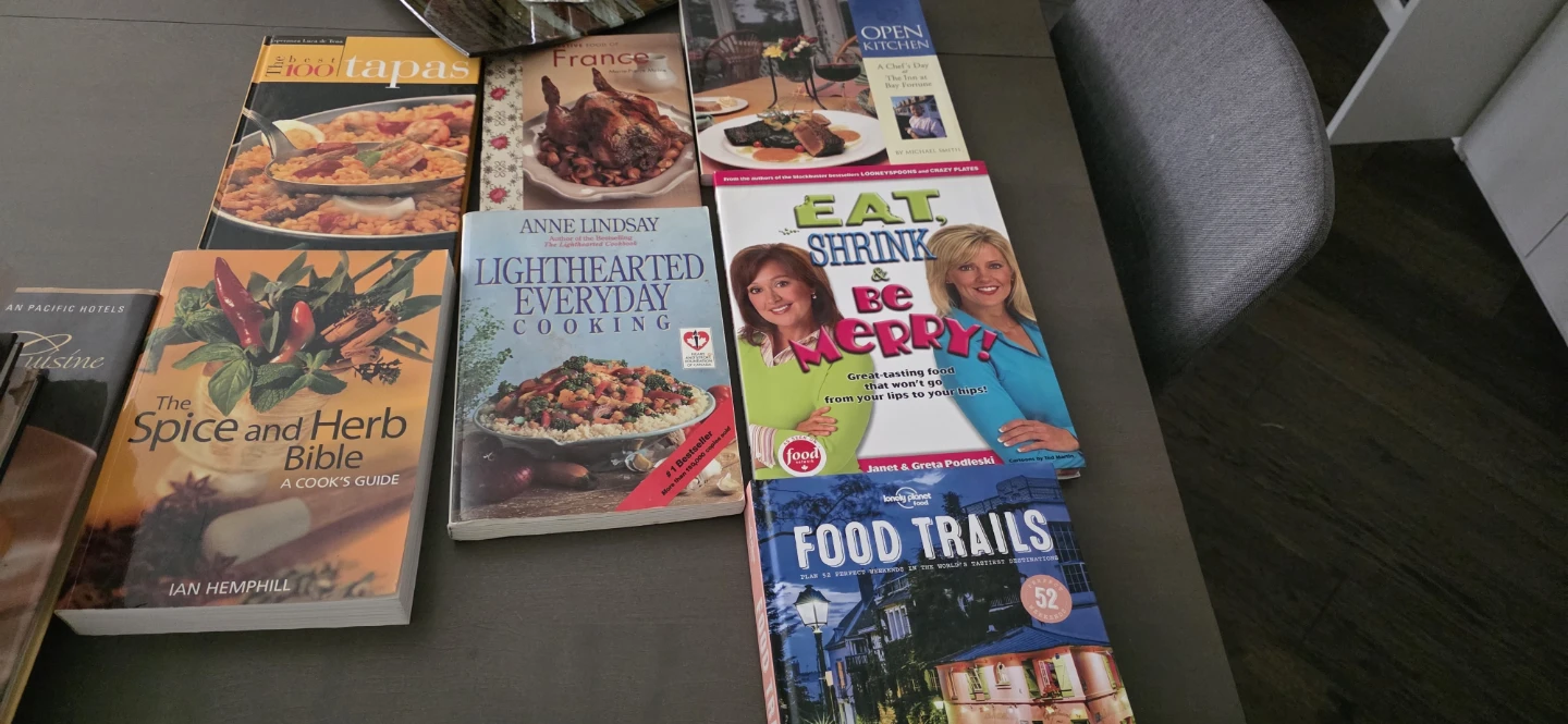 8 Assorted Cookbook bundle