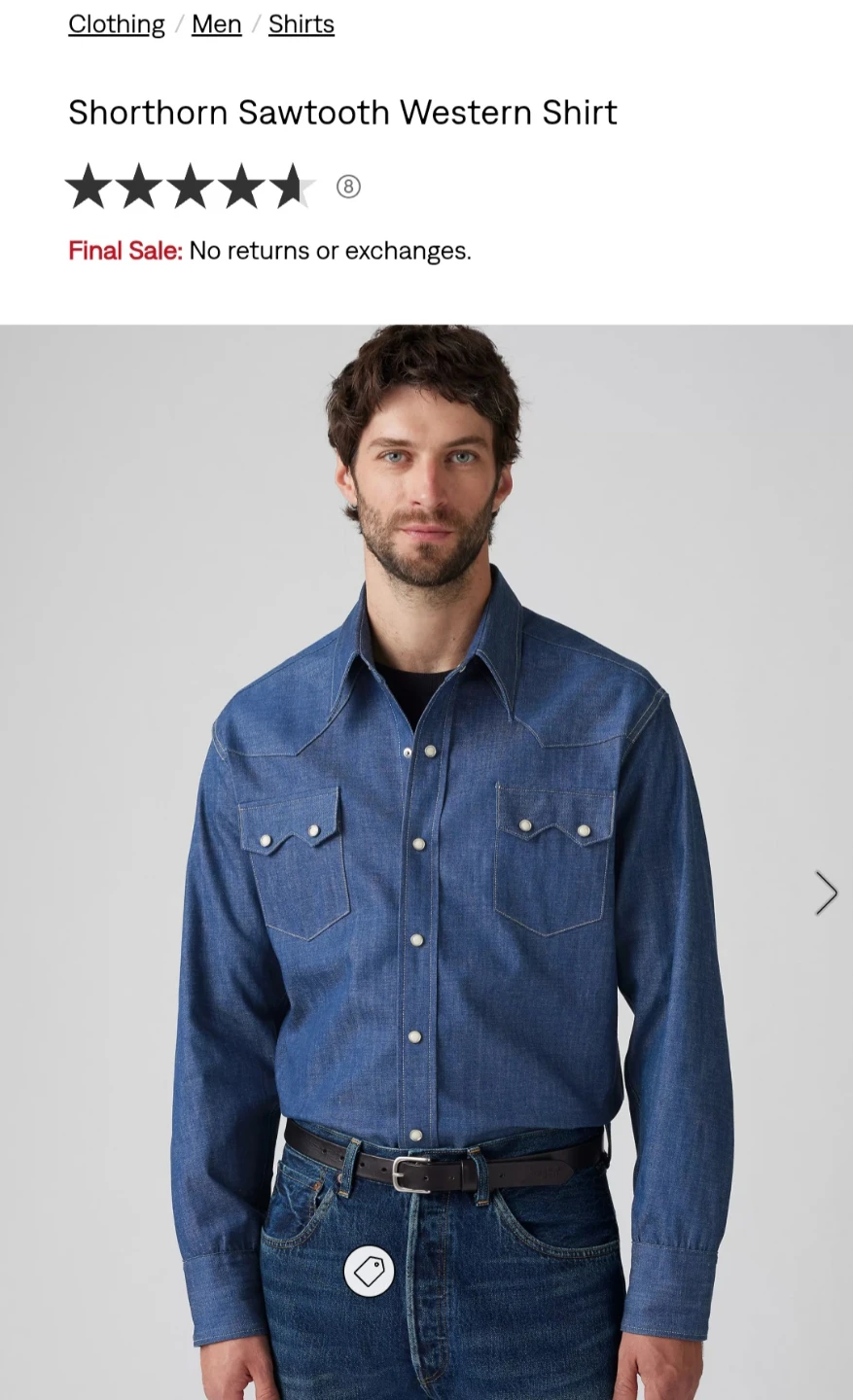 Brand New Levi'sVintageClothing Men's SawtoothShirt(Size L)