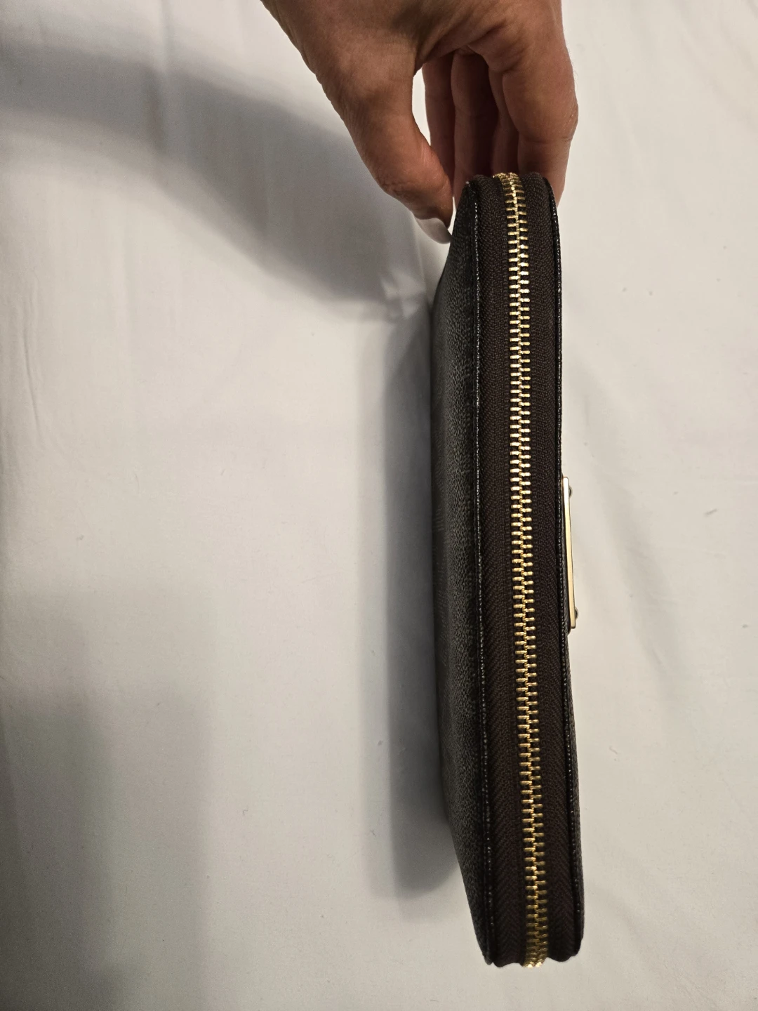 Michael Kors brown monogram zip around wallet - photo 3