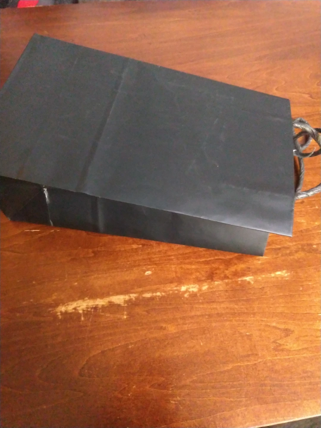 Small black gift bag