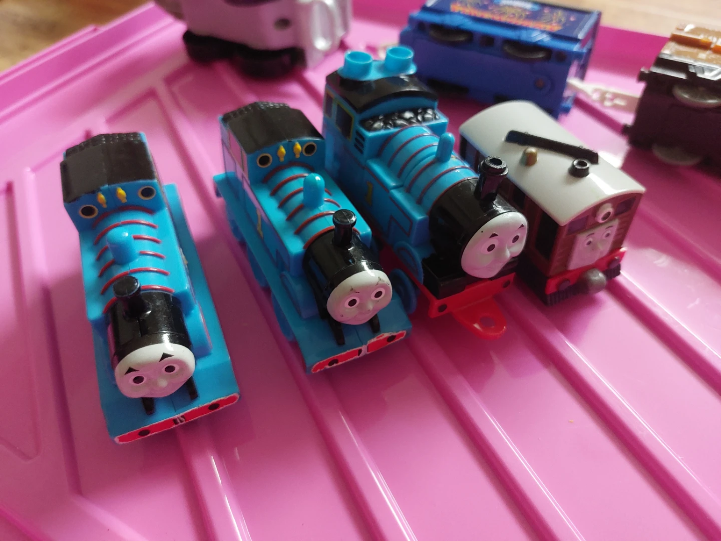 Wooden magnetic toy cars and Thomas & Friends Train Lot - photo 3