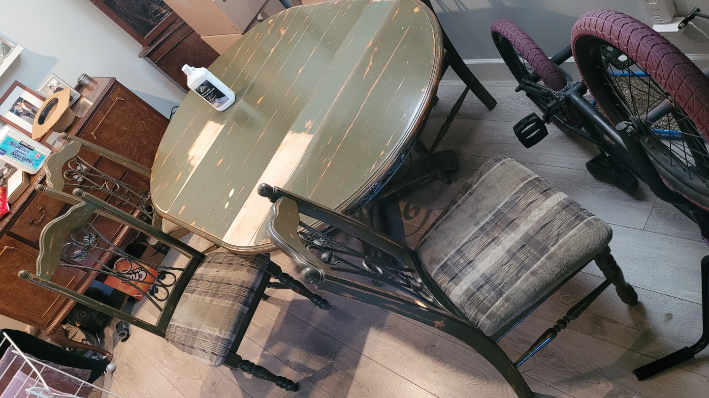 Free Farmhouse Dining Table + 2 Chairs
