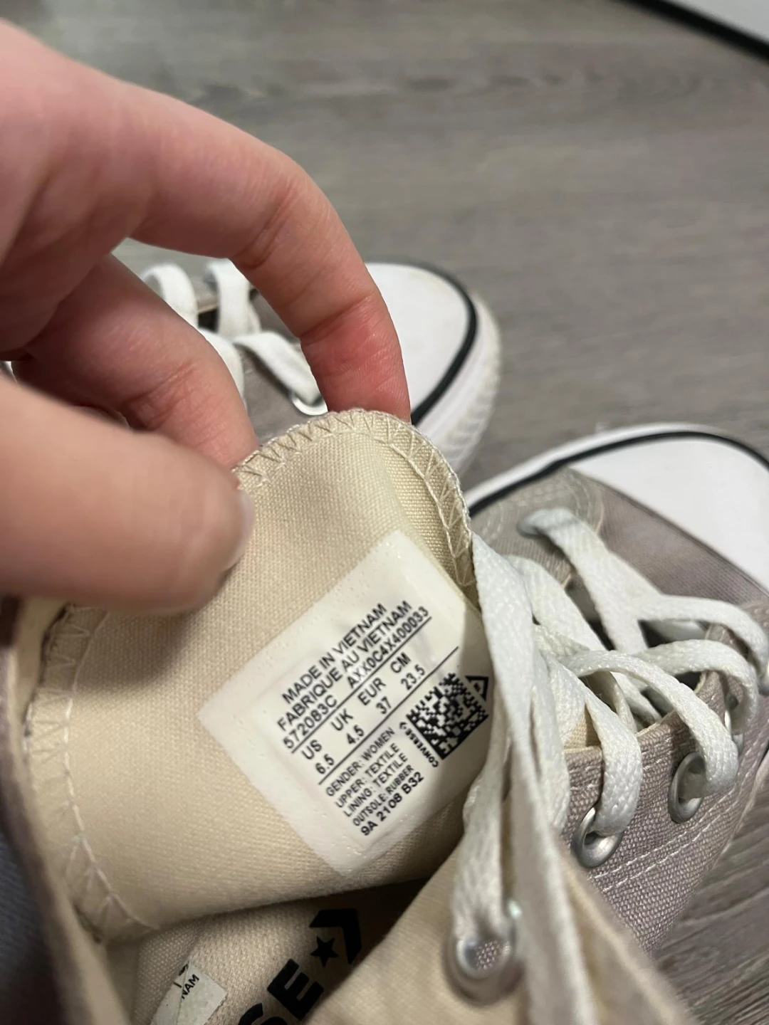 Converse Chuck Taylor All Star High Top Sneakers Grey - photo 3