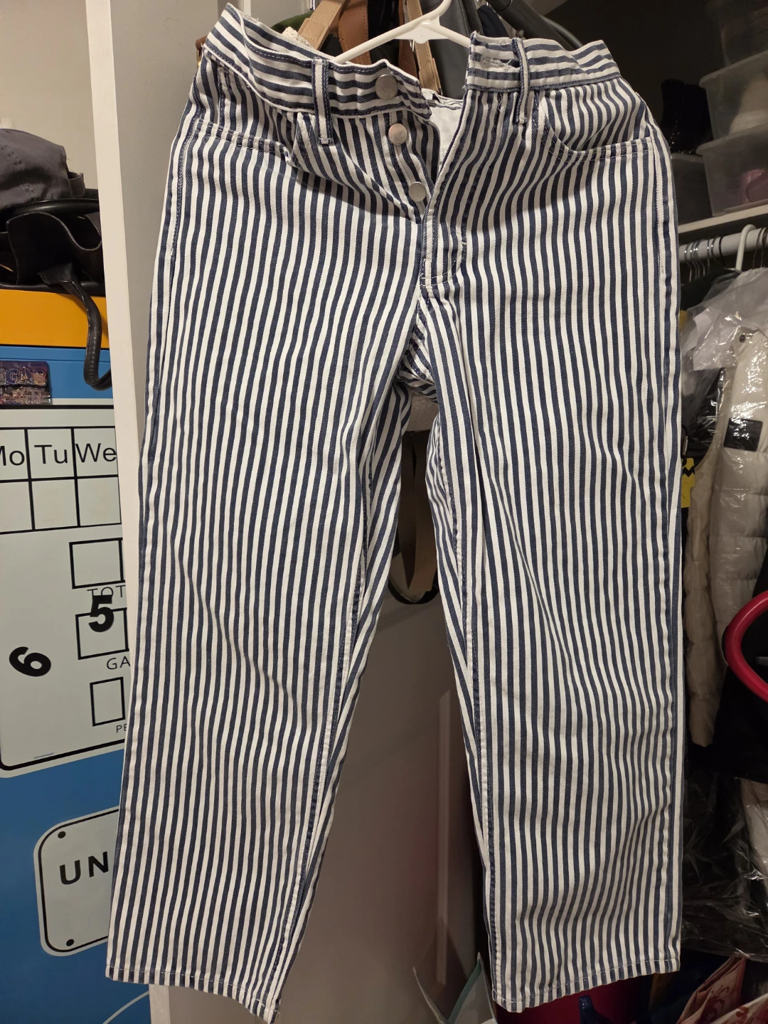Topshop Striped Pants Size US 4