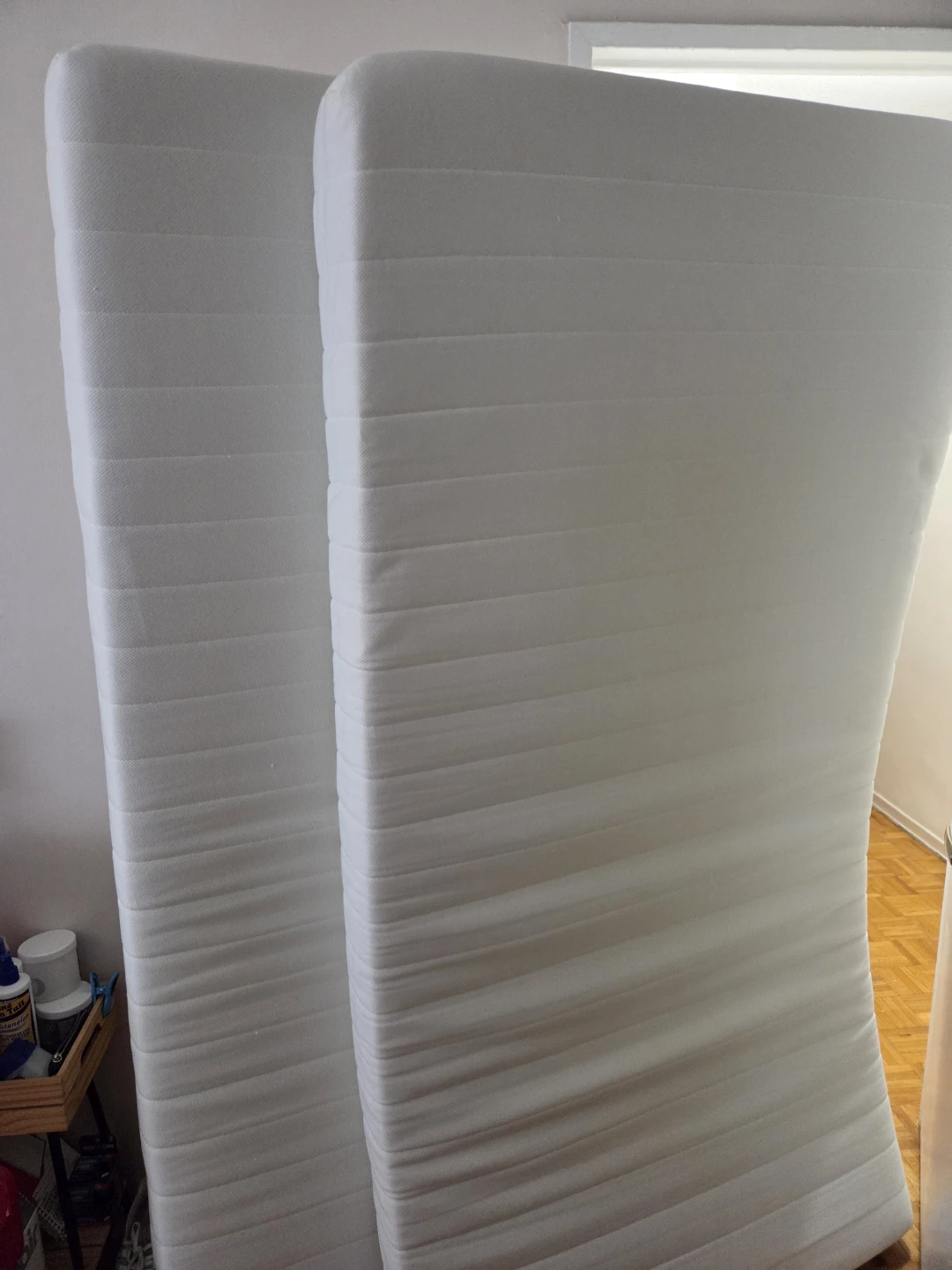 Twin foam mattresses from Ikea