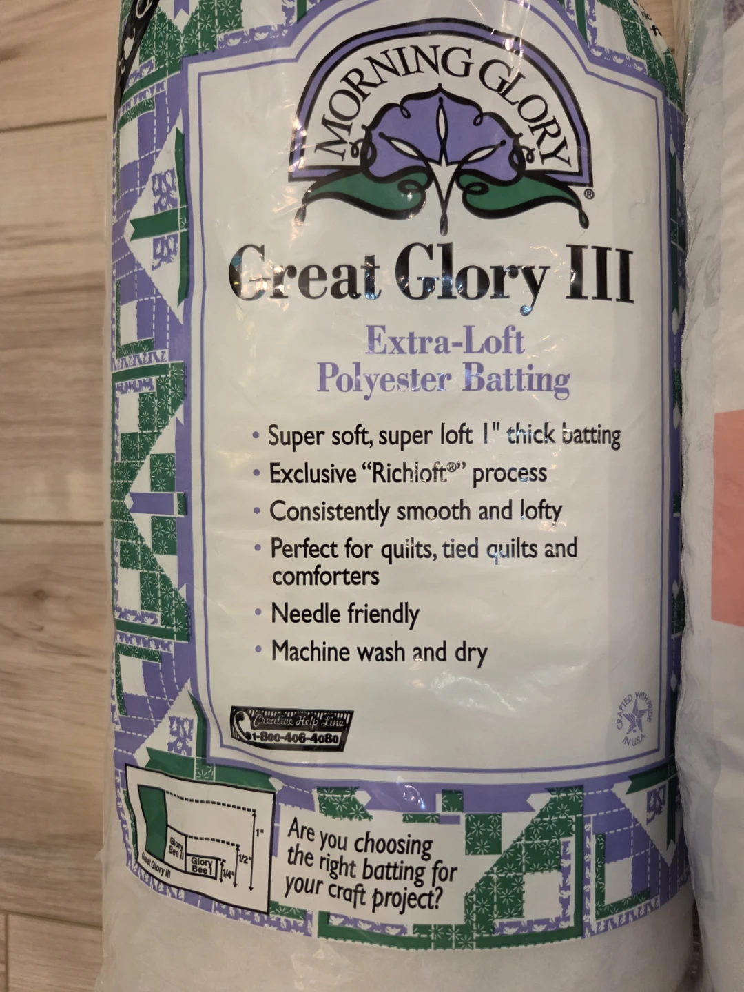 Great Glory III & Fairfield Poly-fil Quilt Batting - photo 3