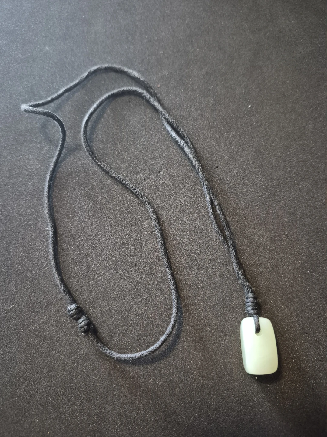 Light Green Stone Pendant Necklace