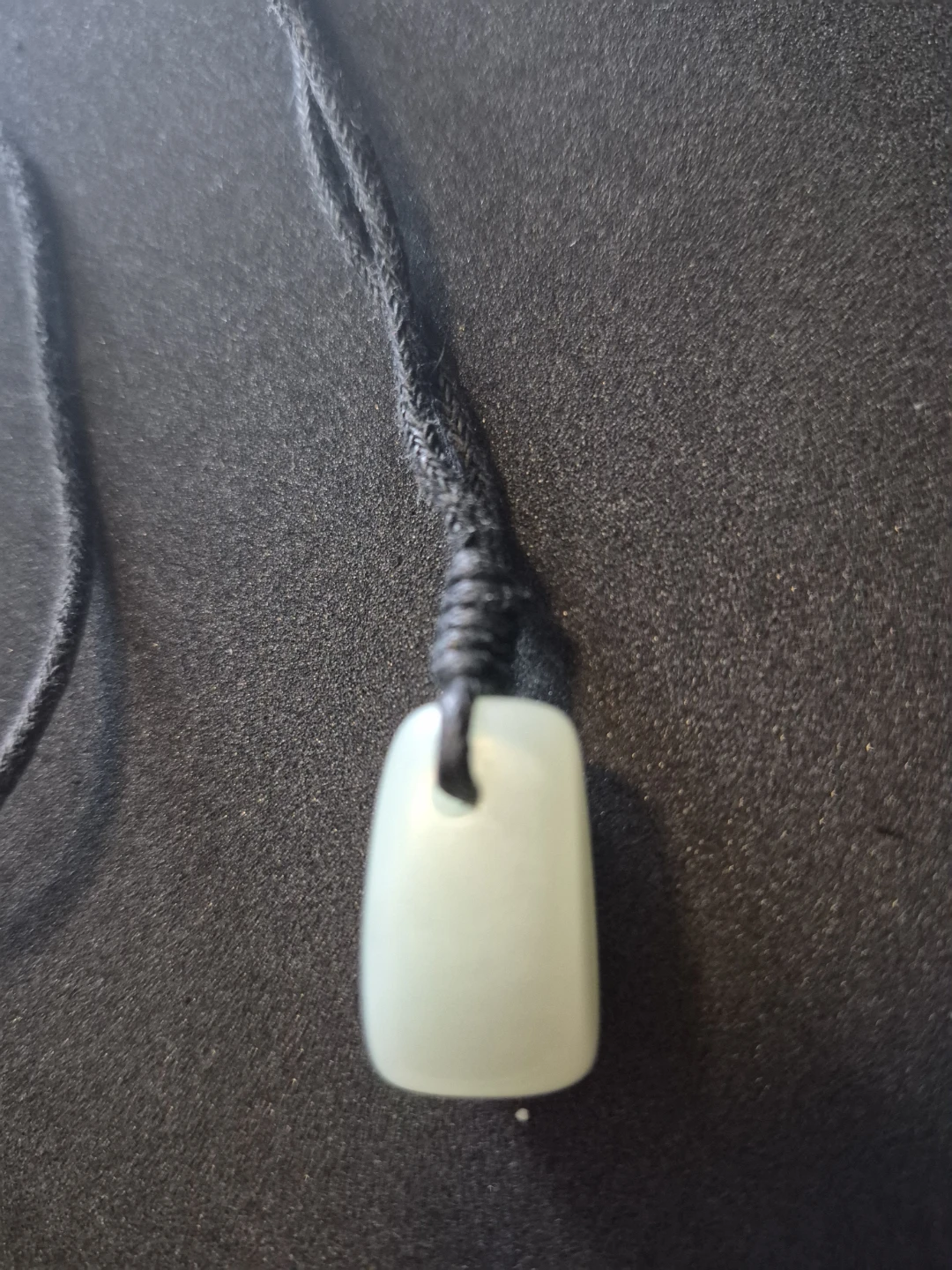 Light Green Stone Pendant Necklace - photo 2