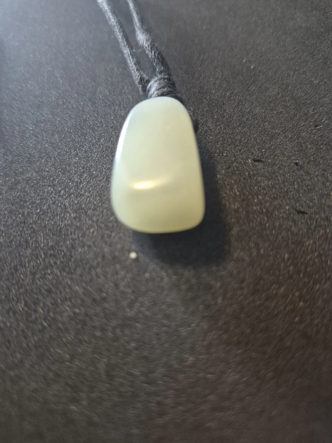 Light Green Stone Pendant Necklace - photo 3