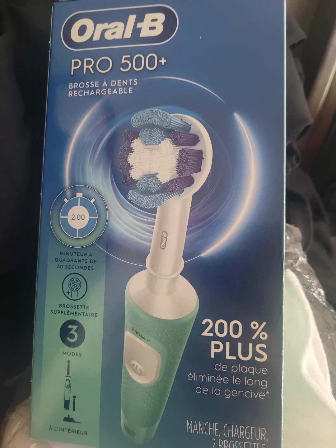 Oral-B PRO 500+ Rechargeable Electric Toothbrush