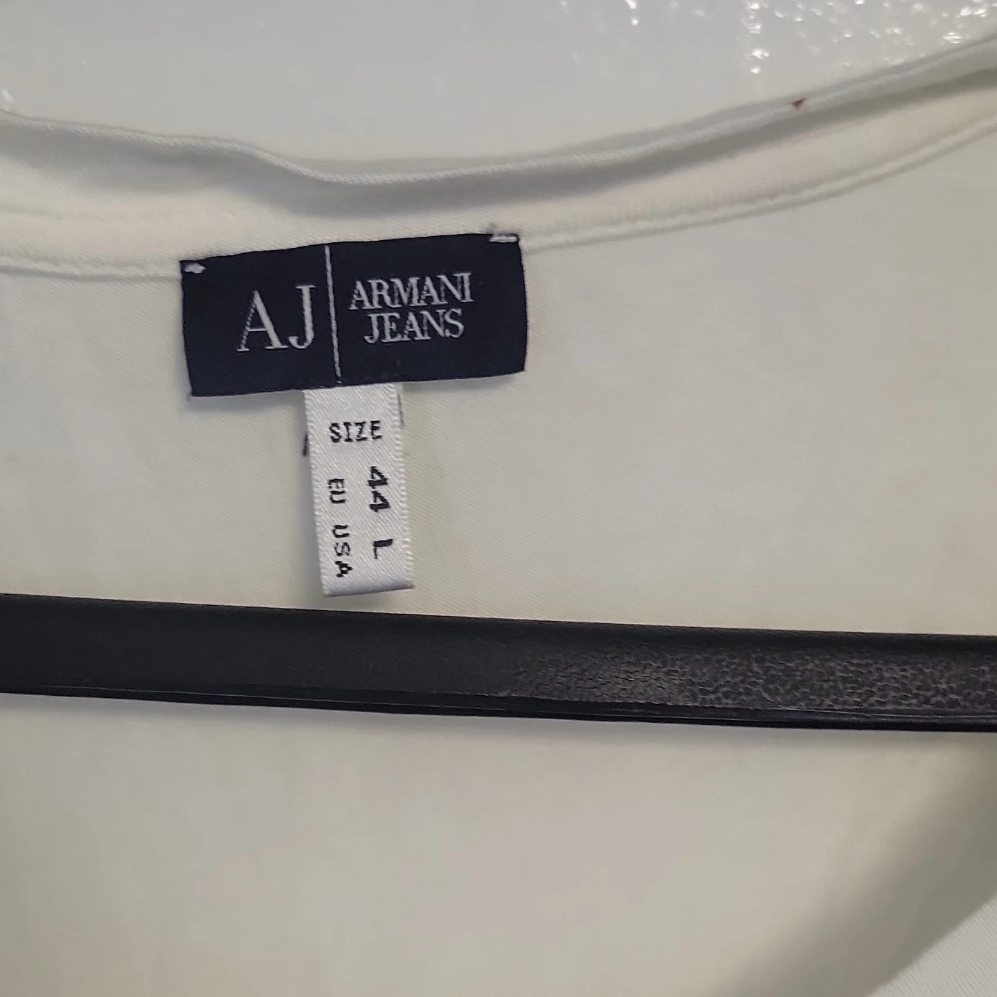 AJ Armani Jeans eather Shirt Women L - photo 4
