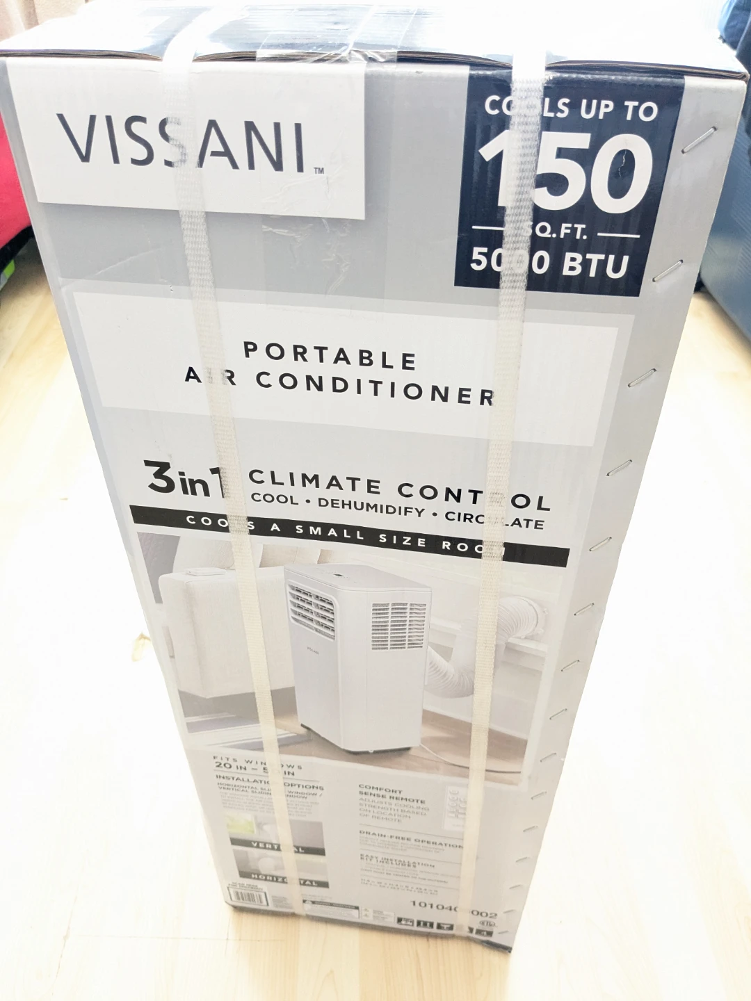 5,000Btu Vissani PORTABLE AC Unit with Remote Control - photo 5