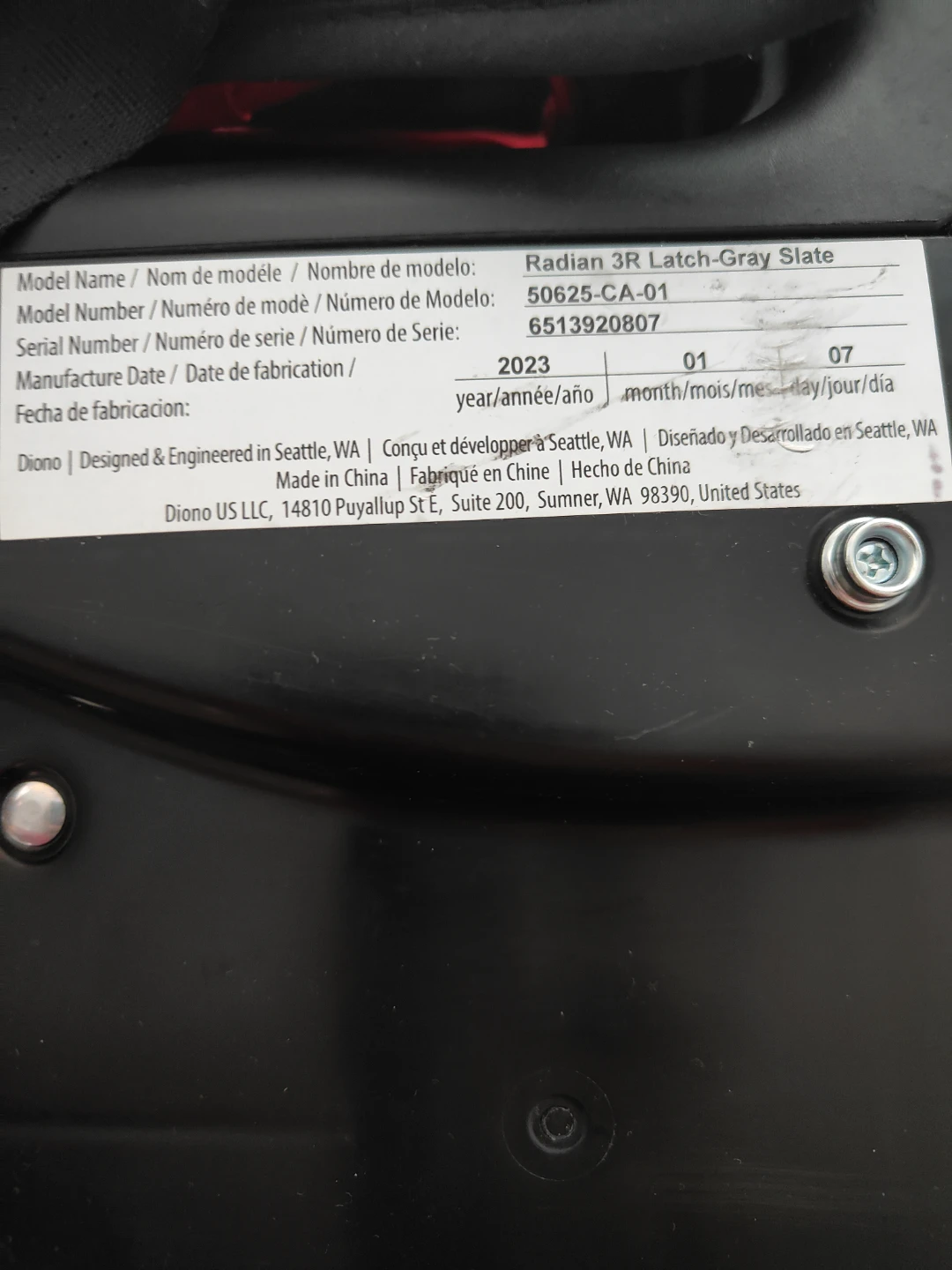 Diono Radian 3R Car Seat - photo 4