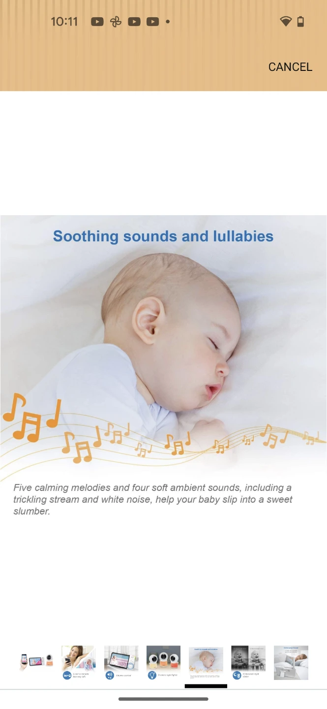 VTech RM5754HD Smart Wi-Fi Baby Monitor - photo 5