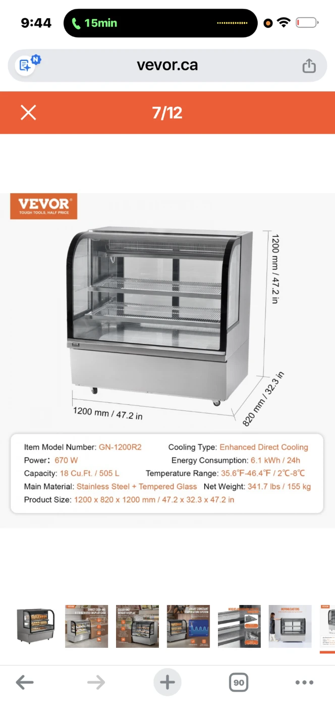 VEVOR Commercial Display Refrigerator - photo 4